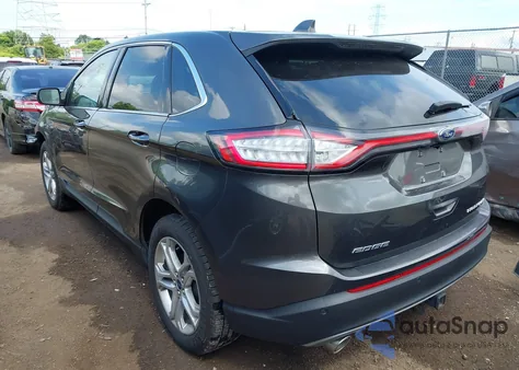 2017 Ford Edge Titanium from USA, damaged, VIN 2FMPK4K83HBC14845